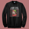 Sloth Santa Hat Christmas Sweatshirt