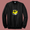 Smiley Face Happy Moon 80s Sweatshirt