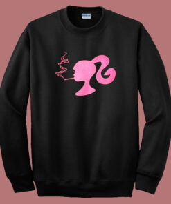 Smoking Barbie Funny Sweatshirt Smoking Barbie Funny Sweatshirt