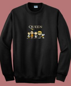 Snoopy Joe Cool With The Queen Band 80s Sweatshirt