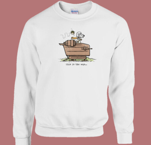 Snoopy Mando Funny 80s Sweatshirt