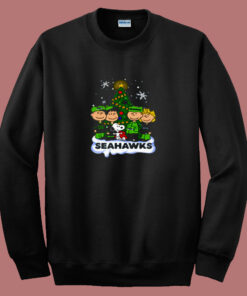 Snoopy Peanuts Seattle Seahawks Christmas 80s Sweatshirt Snoopy Peanuts Seattle Seahawks Christmas 80s Sweatshirt