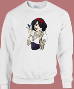 Snow White Punk Rock 80s Sweatshirt 1
