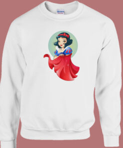 Snow White Stylized Aesthetic 80s Sweatshirt 1
