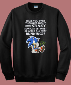 Sonic's Stinky Feet Sweatshirt 1