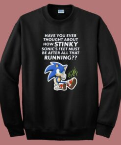 Sonic’s Stinky Feet Sweatshirt 1 Sonic's Stinky Feet Sweatshirt 2