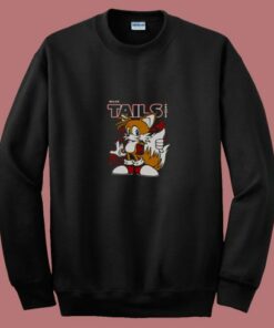 Sonic Miles Tails Prower Charcoal 80s Sweatshirt 2