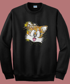 Sonic Tails Pixel Profile Sweatshirt On Sale