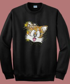 Sonic Tails Pixel Profile Sweatshirt On Sale