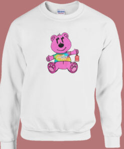 Sorry In Advance Pink Bear Sweatshirt