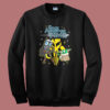 Space Adventure Time With Yoda Sweatshirt