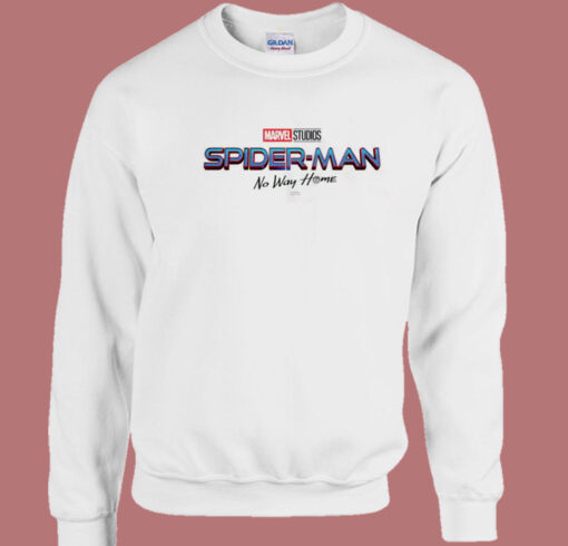 Spider Man No Way Home Logo 80s Sweatshirt