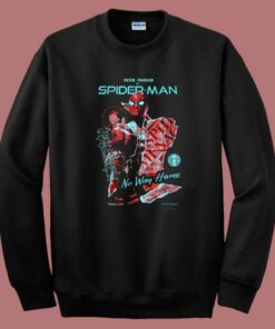 Spider Man Unmasked No Way Home 80s Sweatshirt