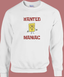 SpongeBob Wanted Maniac Sweatshirt 1