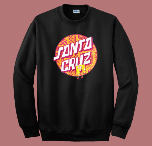 Spongebob And Santa Cruz Sweatshirt