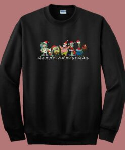 Spongebob Friends Funny 80s Sweatshirt