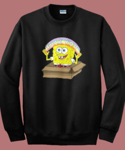 Spongebob Rainbow Fuck You Sweatshirt Spongebob Rainbow Fuck You Sweatshirt