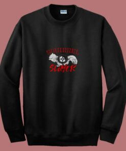 Squirrel Slayer 80s Sweatshirt 1 Squirrel Slayer 80s Sweatshirt 2