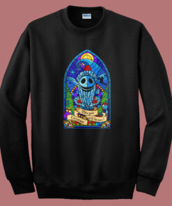 Stained Glass Xmas Sweatshirt 1