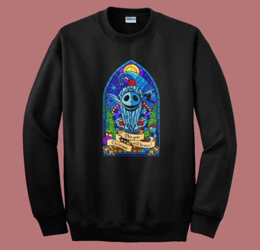 Stained Glass Xmas Sweatshirt