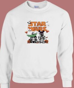 Star Wars And Friends Halloween Sweatshirt 1 Star Wars And Friends Halloween Sweatshirt 2