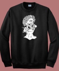 Statue Of David Skull 80s Sweatshirt 2
