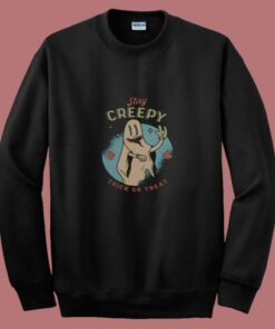 Stay Creepy Halloween 80s Sweatshirt