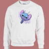 Stitch Cream Funny Sweatshirt On Sale