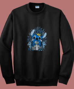 Stitch King Game Of Thrones Parody 80s Sweatshirt Stitch King Game Of Thrones Parody 80s Sweatshirt