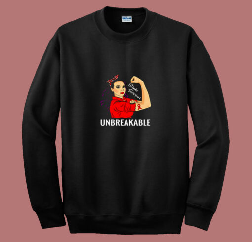 Stroke Awareness 80s Sweatshirt