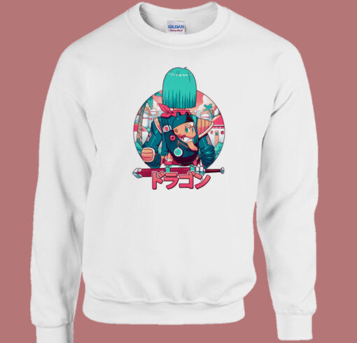 Summer Dragon Anime Sweatshirt On Sale