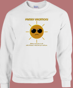 Sun Family Vacations 80s Sweatshirt Sun Family Vacations 80s Sweatshirt