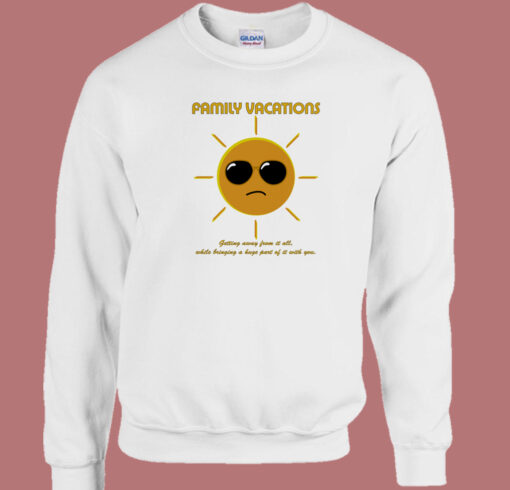 Sun Family Vacations 80s Sweatshirt