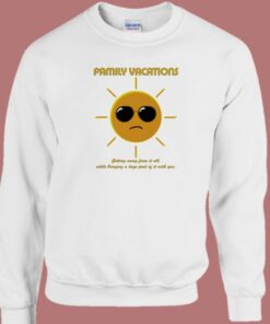 Sun Family Vacations 80s Sweatshirt