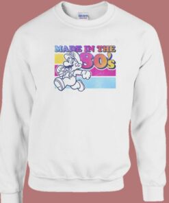 Super Mario Made In The 80s Sweatshirt 1 Super Mario Made In The 80s Sweatshirt 2