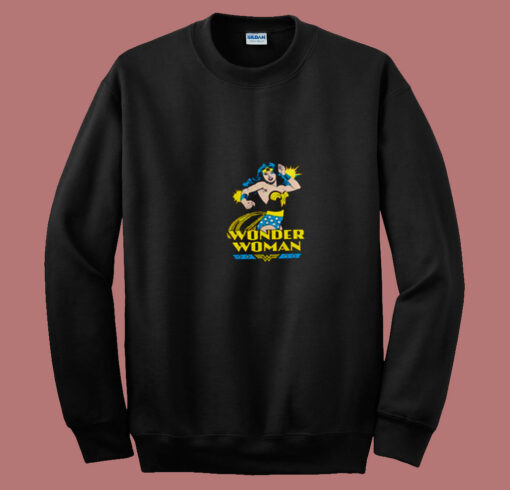 Superhero Comic Retro Captain Marvel 80s Sweatshirt