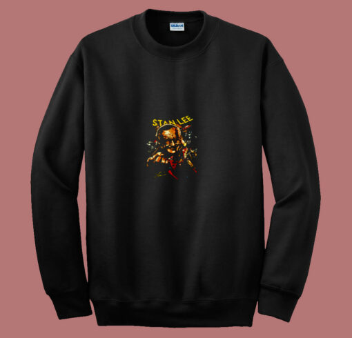 Superhero Comic Retro The Vision 80s Sweatshirt