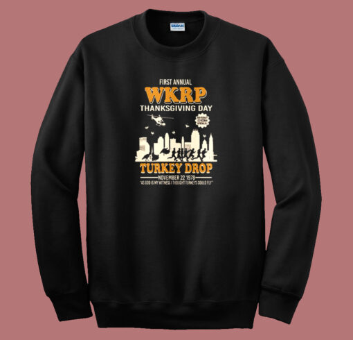 Thanksgiving Day Turkey Drop Sweatshirt