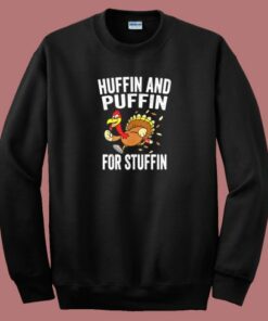 Thanksgiving Turkey Running 80s Sweatshirt