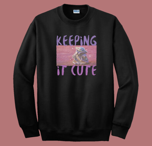 The Child Keeping It Cute 80s Sweatshirt