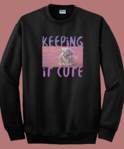 The Child Keeping It Cute 80s Sweatshirt 2
