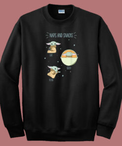 The Child Naps And Snacks 80s Sweatshirt 1