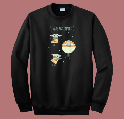 The Child Naps And Snacks 80s Sweatshirt