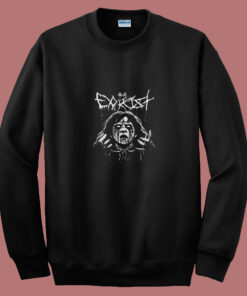 The Exorcist Black Metal Style 80s Sweatshirt The Exorcist Black Metal Style 80s Sweatshirt