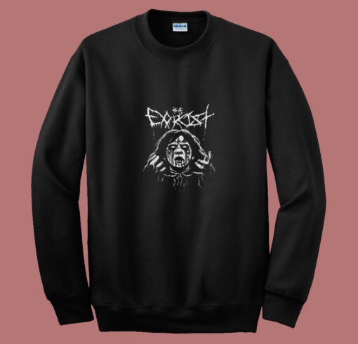 The Exorcist Black Metal Style 80s Sweatshirt