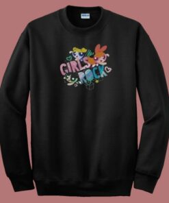 The Girls Rock Powerpuff Girls 80s Sweatshirt