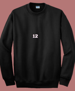 The Goat #12 New England Fan Football Qb 80s Sweatshirt The Goat #12 New England Fan Football Qb 80s Sweatshirt