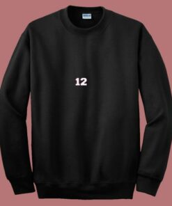 The Goat #12 New England Fan Football Qb 80s Sweatshirt