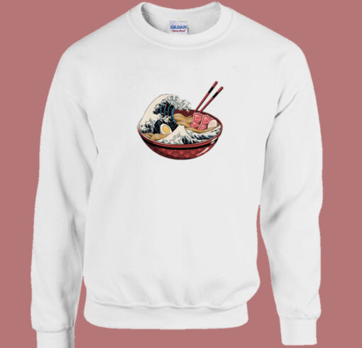 The Great Wave Off Kanagawa Ramen Sweatshirt