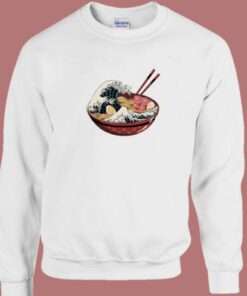 The Great Wave Off Kanagawa Ramen Sweatshirt 1 The Great Wave Off Kanagawa Ramen Sweatshirt 2